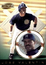 1999 Pacific Invincible #82 Jose Valentin MILWAUKEE BREWERS