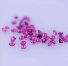 Natural Certified Pink Sapphire Round Cut 7 mm lot 20 pieces Loose Gemstone