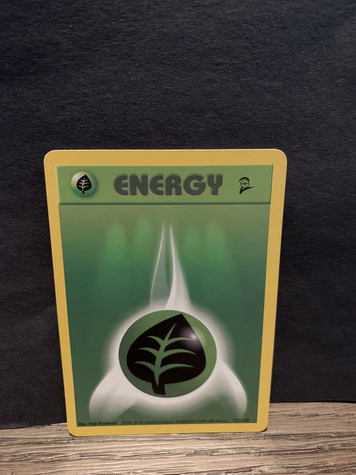 Pokemon TCG Basic Grass Energy Base Set 2 127/130 Regular Common