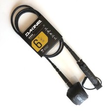 Dakine Kaimana Team Surfboard Leash 6ft - Black NEW Da Kine