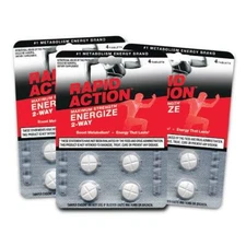Rapid Action Energize 2-Way   Energy That Lasts 24 Packs of 4 Mini Tablets
