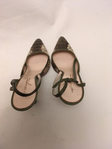 Imagine by Vince Camuto Green Reptile Womens Heels Size 8.5 B - Picture 6 of 12