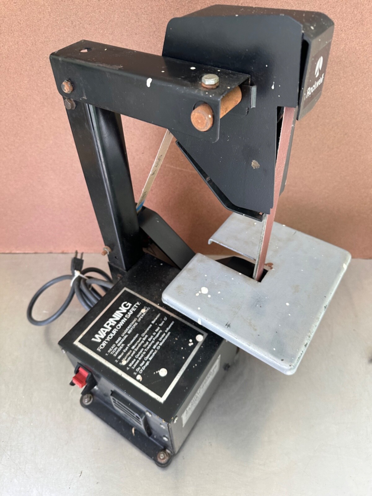 Rare Vintage Rockwell 1”x42” Belt Sander/Grinder Model 31325 Made in U