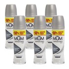 6x Mum  Deodorant Roll - on Unperfumed 75 ml