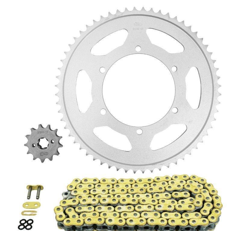 Kit chaine Aprilia 125 Tuono réduction de friction et longévité accrue Afam 13x60