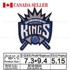 SACRAMENTO KINGS basketball embroidery embroidered patch jersey nba team