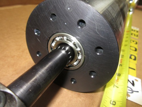 TRASPORTATORE ALLUMINIO RULLO CAVO CON CUSCINETTI DIAMETRO 4" LUNGO 21" - Foto 3 di 9