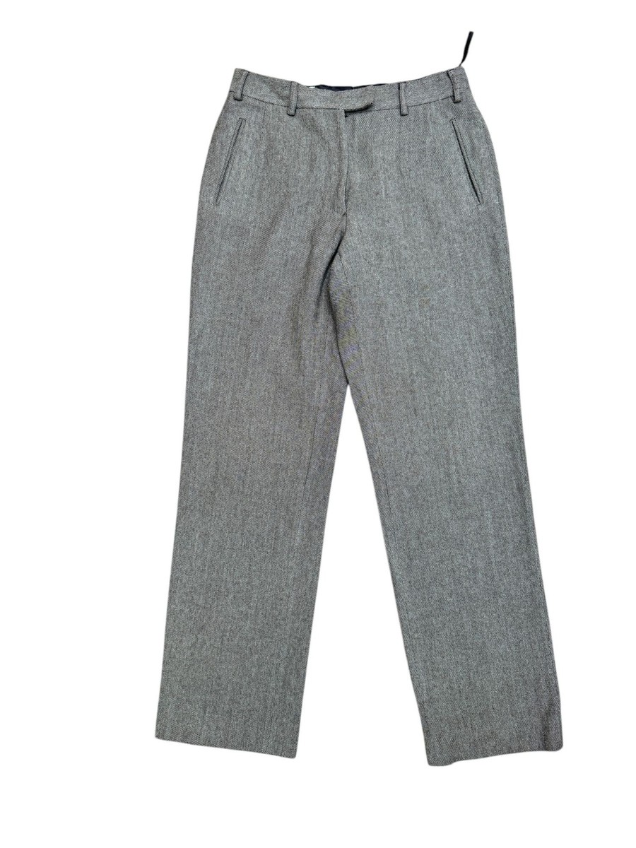 Martin Margiela FW 2004 Brown Grey Wool Pants Size IT 42 fits US 