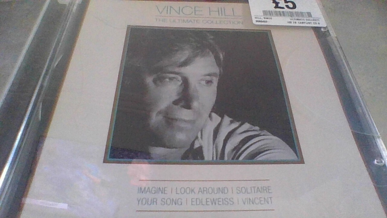 Vince Hill - The Ultimate Collection - CD - SOLITAIRE / YOUR SONG / VINCENT