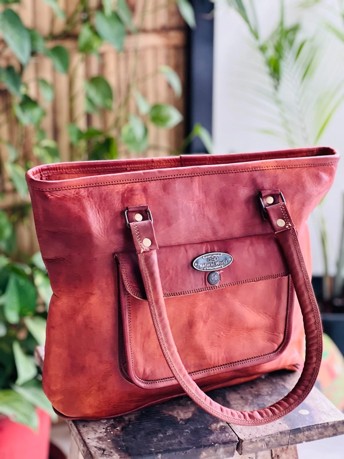 Men's Antitheft Backpack Travel Laptop School Promising Leather Vintage Bag
Opens in a new window or