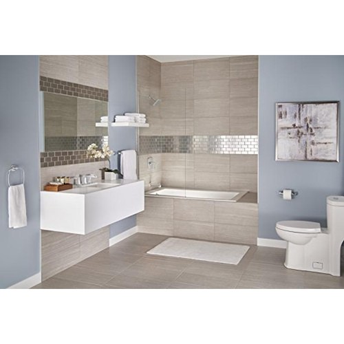 24 In Towel Rack Bar Wall Mounted Polished Chrome Bath Accessory Durable Metal - Picture 3 of 4
