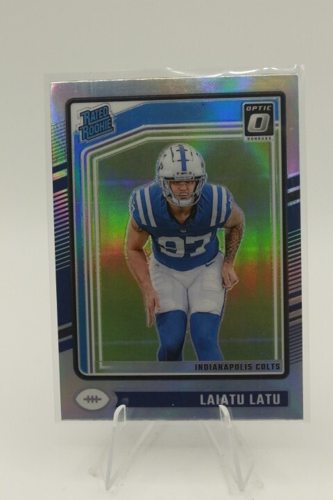 2024 Panini Optic Laiatu Latu Rated Rookie Holo #267 Colts
