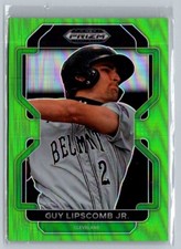 Guy Lipscomb Jr. 2022 Prizm Draft Picks Neon Green #151 /75 Rookie Guardians RC