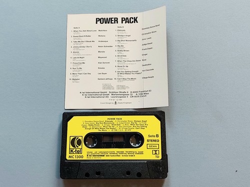 POWER PACK " K-tel Sampler von 1980 !!! ", MC tape Kassette - Picture 2 of 2