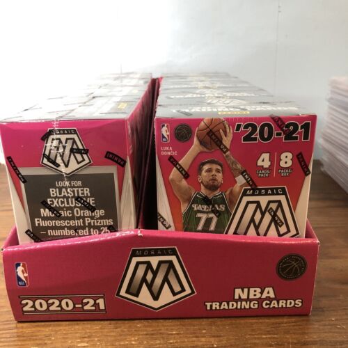 2020-21 Panini Mosaic NBA Basketball Blaster Box Factory Sealed Qty Available!!
