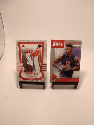 DAVID NJOKU ROOKIES 2017 PANINI + THE ROOKS INSERT CLEVELAND BROWNS TE