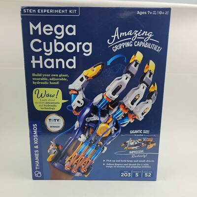 Thames & Kosmos Mega Cyborg Hand STEM Experiment Kit | Build Your Own Hand