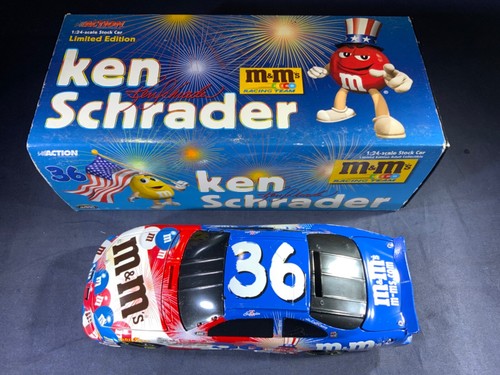 W7-61 KEN SCHRADER #36 M&M’S / GREAT CHOCOLATE - BANK - 2000 PONTIAC GRAND PRIX - Picture 6 of 9