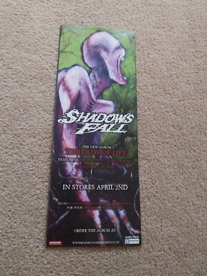 TNEWL71 WERBUNG 11X4 SCHATTEN FALLEN: ''THREADS OF LIVE''-ALBUM