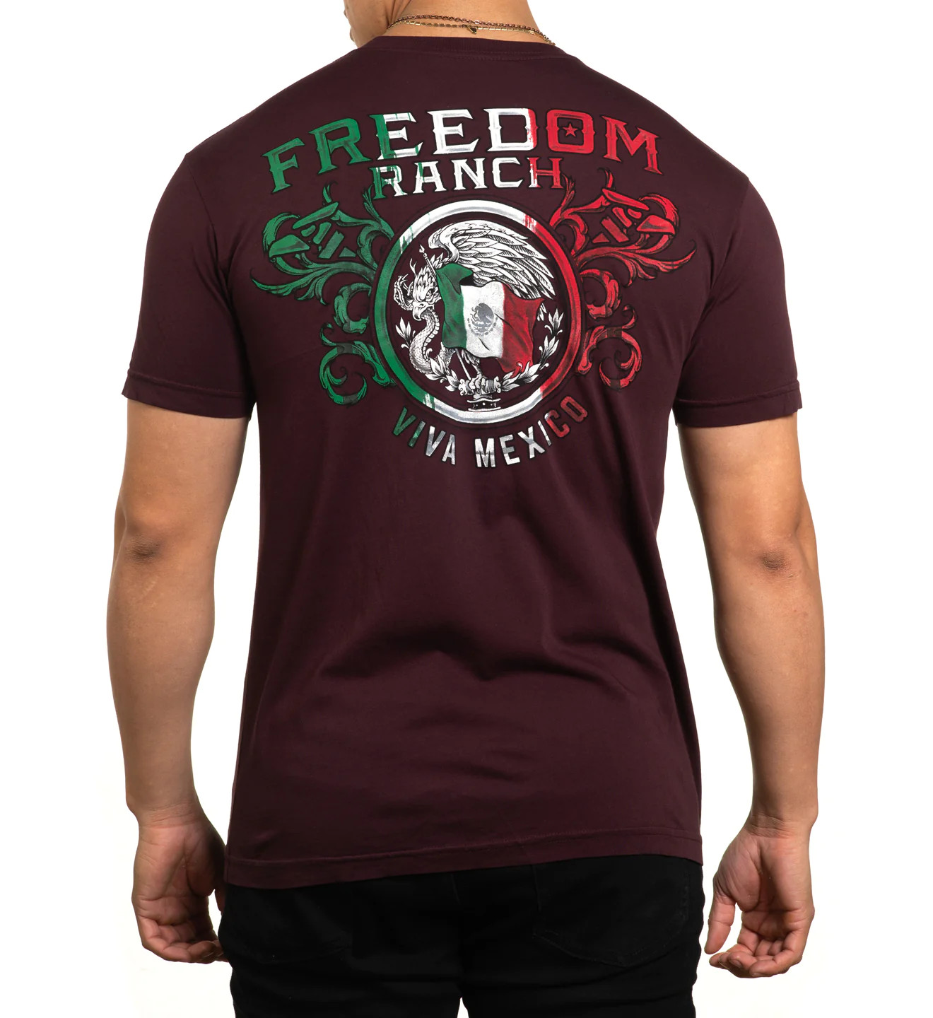 Мужская футболка Freedom Ranch трехцветная Freedom