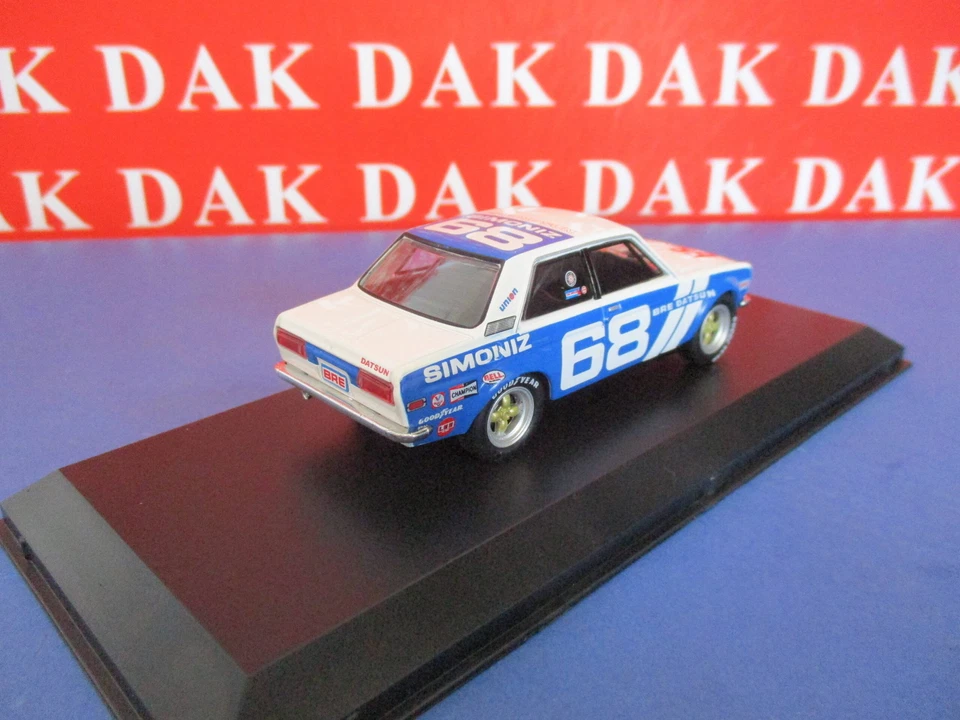 Die cast 1/43 Modellino Auto Datsun 510 N68 BRE 1972 P. Gregg by Greenlight - Immagine 3 di 4