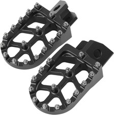 Motorcycle Footrest CNC Wide Foot Pegs Footpegs Pedal Fits for Yamaha Black
