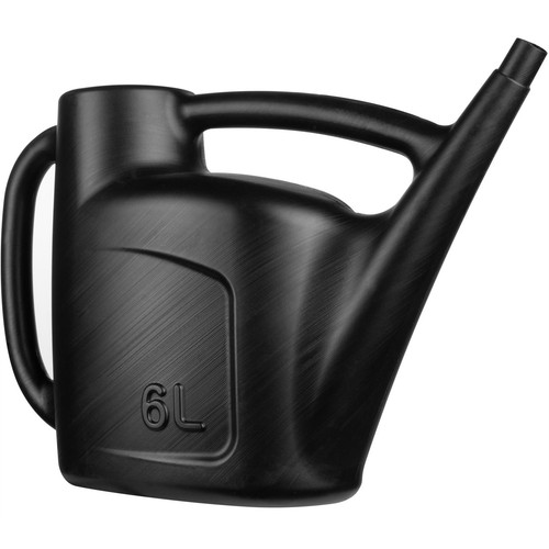 Hardys Watering Can with Detachable Rose Head, Black, 6 Litre Size - Picture 3 of 9