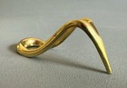 Carl Aubock MCM Brass Pipe Holder High Heel Shoe Design Handmade Brass Vintage — photo 4