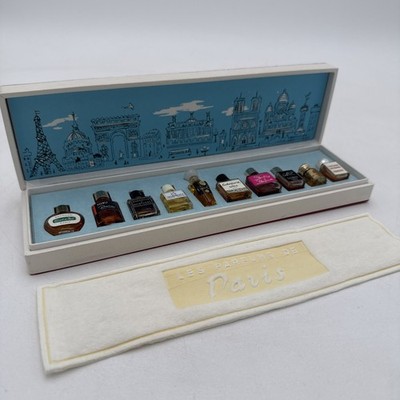 Vintage Les Parfums de Paris Opera Perfume Minature Bottles Set 10 Made France