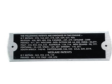Rocker / Valve Cover Plate Fits For Weslake Patents, BMC, Austin, Morris (Metal)
