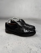 Vintage Dr Martens England Black Leather Derby Shoes Archive