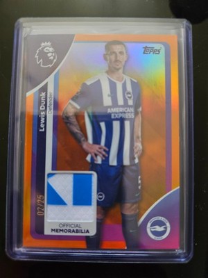 Topps Premier League 2025-26 Lewis Dunk Player Worn Relic 02/25 BRIGHTON