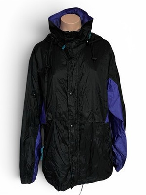 Columbia Longs Peak Jacket Mens Medium Vintage 90s Omni Tech Rain Coat Flawed M