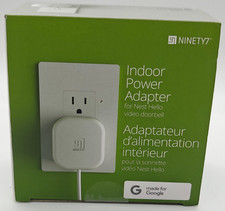 Ninety7 Indoor Power Adapter For Nest Hello Video Doorbell 97-TNZPWR-01 READ