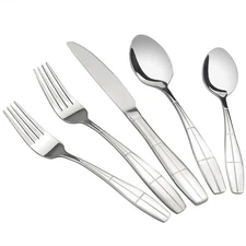 80 Pieces Stainless Steel Flatware set, Knives Forks Spoons