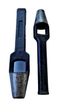 CS Osborne Leather Hole Arch Punch 7/16" and 1/2”  USA Lot of 2 Vintage USA
