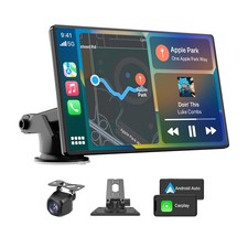 2026 Enhanced Carplay Screen for Car - 7" HD Portable  Android Black