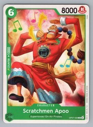 Scratchmen Apoo OP07-028 Common 500 Years in the Future One Piece TCG