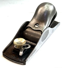 Vintage Knuckle Cap Block Plane Woodworking STANLEY SW PAT 2-18-13 Made in USA