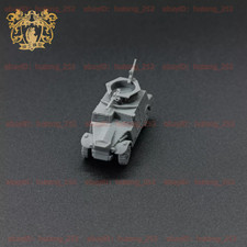 3D Printed 1/144 Britain Morris CS9 Armored Vehicle Tank Unpainted Model