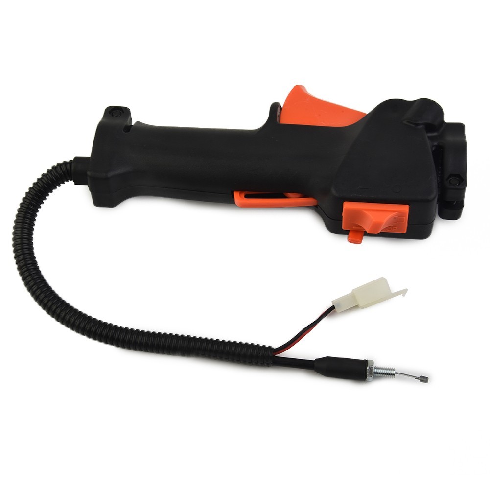 Maniglia Acceleratore Decespugliatore - Interruttore Arancione Per Tubi 26mm