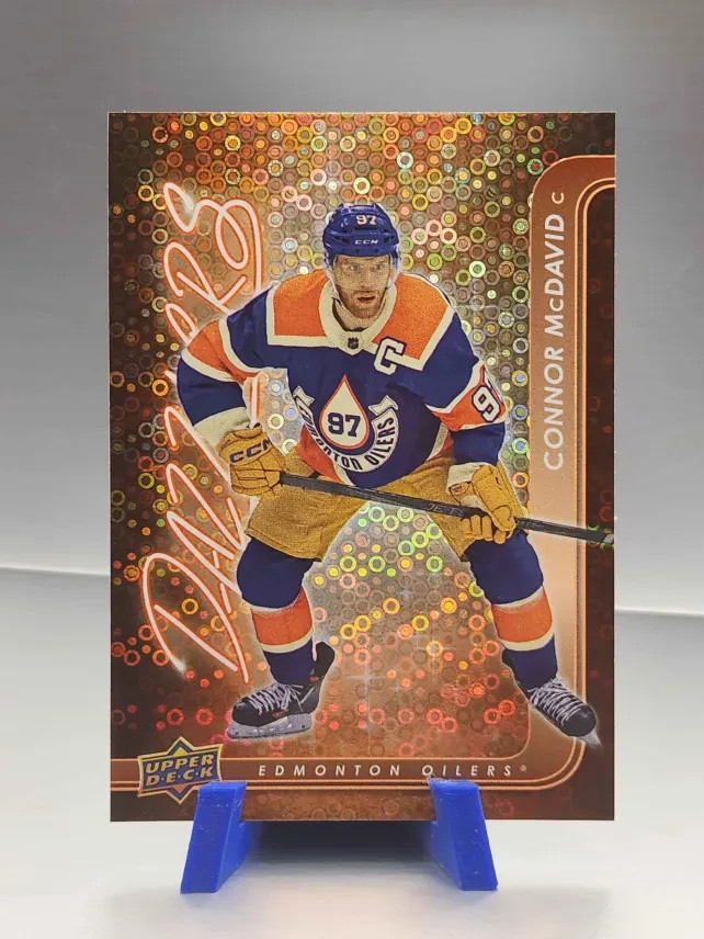 2024-25 Upper Deck Series 1 - Dazzlers Connor McDavid #DZ-10 Orange
