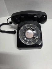 Vintage Western Electric Bell System C/D 500 Black Rotary Phone Desk Telephone