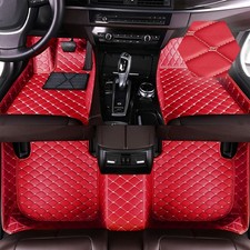 Car Floor Mats for Dodge Challenger , Luxury Leather Full Coverage Floor Liner