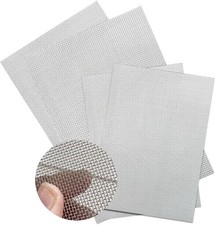 Wire Mesh Sheets 4PCS Fine Metal Rodent Mesh Panels 20 Mesh Stainless Steel Mesh