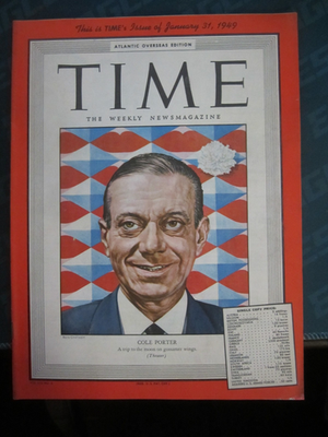 #ad #ad Time Magazine January 1949 Cole Porter No Label Newsstand $29.99
