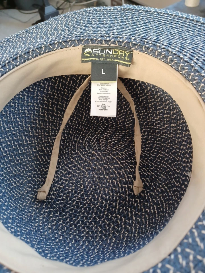 DOMINGO TARDES Mujer Sombrero Sol UPF50+ TWEED/BEIGE Talla Única Foto 3 de 3