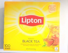 Lipton Black Tea Bags 100 Natural 100 ct Pack of 100 Count 2 
