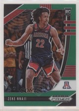 2020-21 Panini Prizm Draft Picks Green Prizm Zeke Nnaji #74 02sc