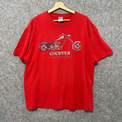 Delta Pro Weight Chopper An American Tradition T-Shirt Red Men's Size XL